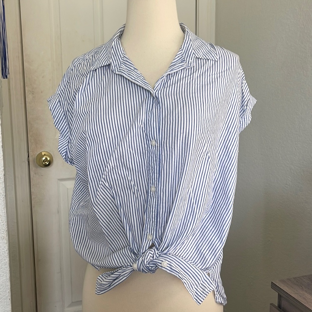 Abercrombie short sleeved button up